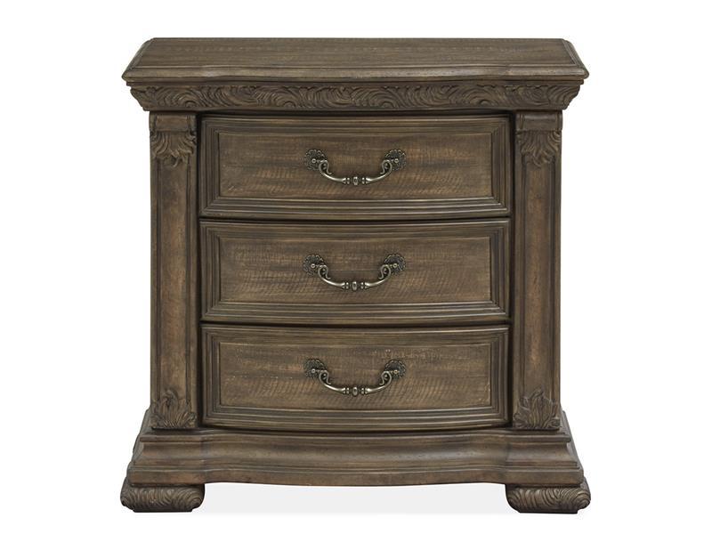 Magnussen Furniture Durango Drawer Nightstand in Willadeene Brown