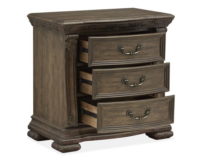 Magnussen Furniture Durango Drawer Nightstand in Willadeene Brown