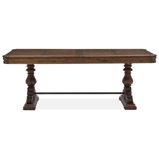 Magnussen Furniture Durango Trestle Dining Table in Willadeene Brown image