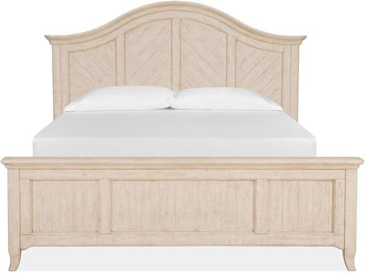 Magnussen Furniture Harlow Queen Panel Bed in Weathered Bisque image