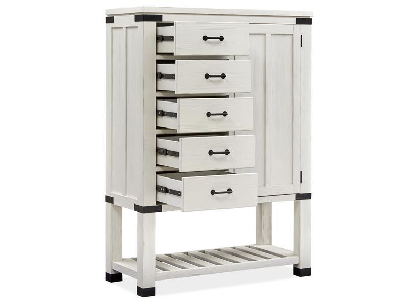 Magnussen Furniture Harper Springs Door Chest in Silo White