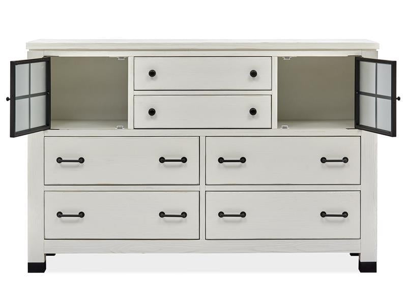 Magnussen Furniture Harper Springs Door Dresser in Silo White