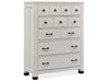 Magnussen Furniture Harper Springs Drawer Chest in Silo White image