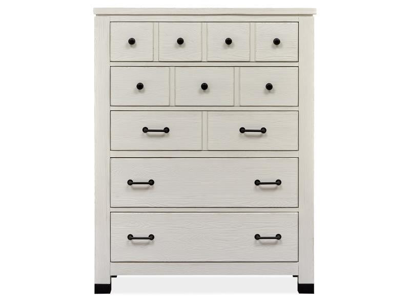 Magnussen Furniture Harper Springs Drawer Chest in Silo White