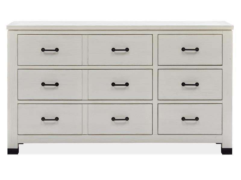 Magnussen Furniture Harper Springs Drawer Dresser in Silo White