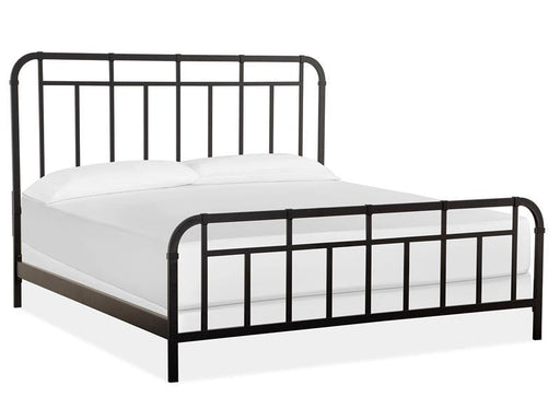 Magnussen Furniture Harper Springs Metal California King Bed in Forged Iron image