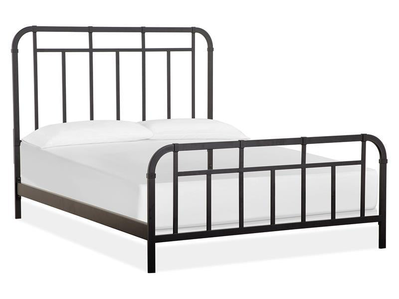 Magnussen Furniture Harper Springs Metal Queen Bed in Forged Iron image