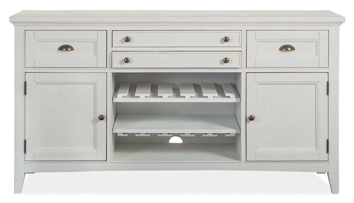 Magnussen Furniture Heron Cove Buffet in Chalk White