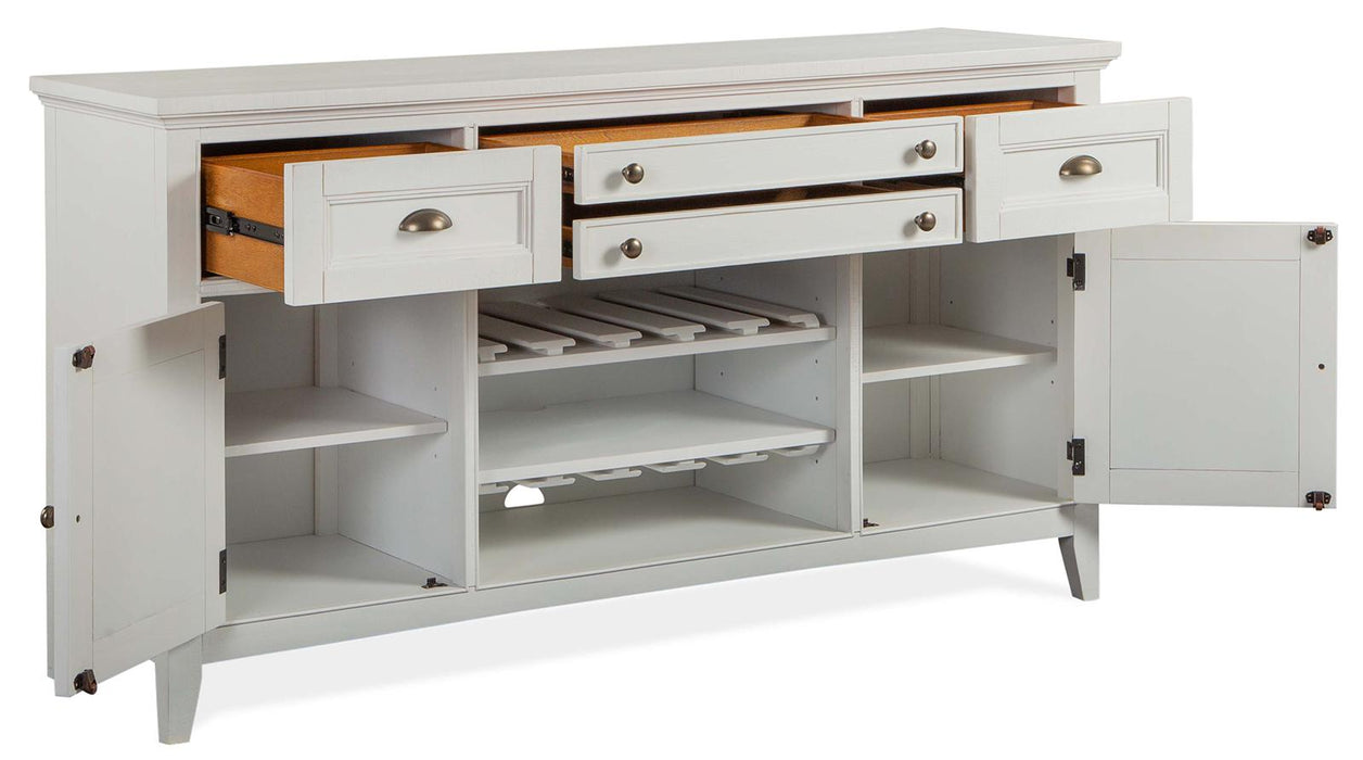 Magnussen Furniture Heron Cove Buffet in Chalk White