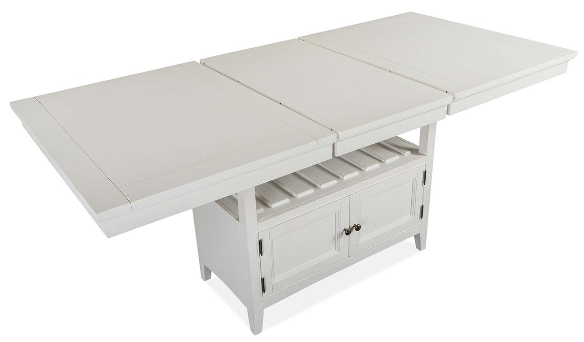 Magnussen Furniture Heron Cove Counter Table in Chalk White