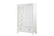 Magnussen Furniture Heron Cove Door Chest in Chalk White image