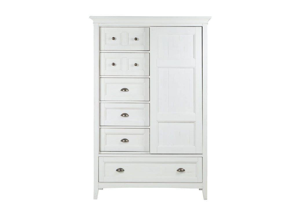 Magnussen Furniture Heron Cove Door Chest in Chalk White