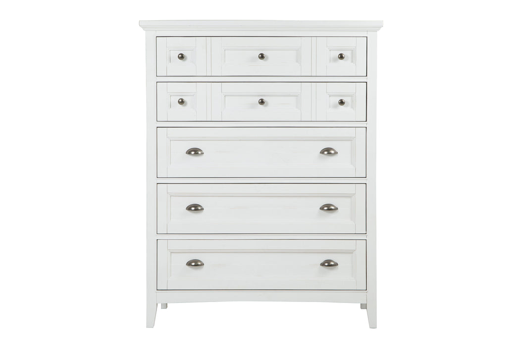 Magnussen Furniture Heron Cove Drawer Chest in Chalk White image