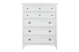 Magnussen Furniture Heron Cove Drawer Chest in Chalk White image