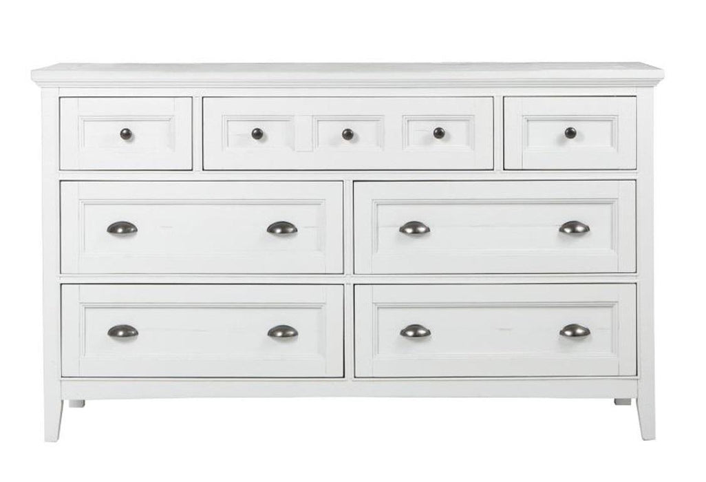 Magnussen Furniture Heron Cove Drawer Dresser in Chalk White