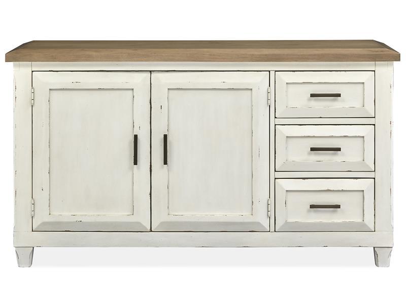 Magnussen Furniture Hutcheson Buffet in Berkshire Beige and Homestead White D5164-1