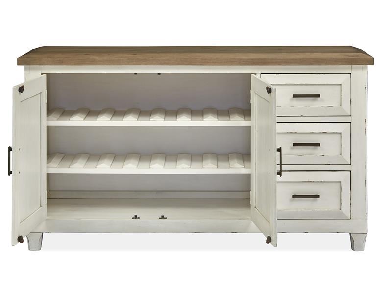 Magnussen Furniture Hutcheson Buffet in Berkshire Beige and Homestead White D5164-1