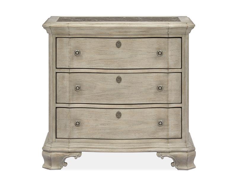 Magnussen Furniture Jocelyn Bachelor Chest in Weathered Taupe