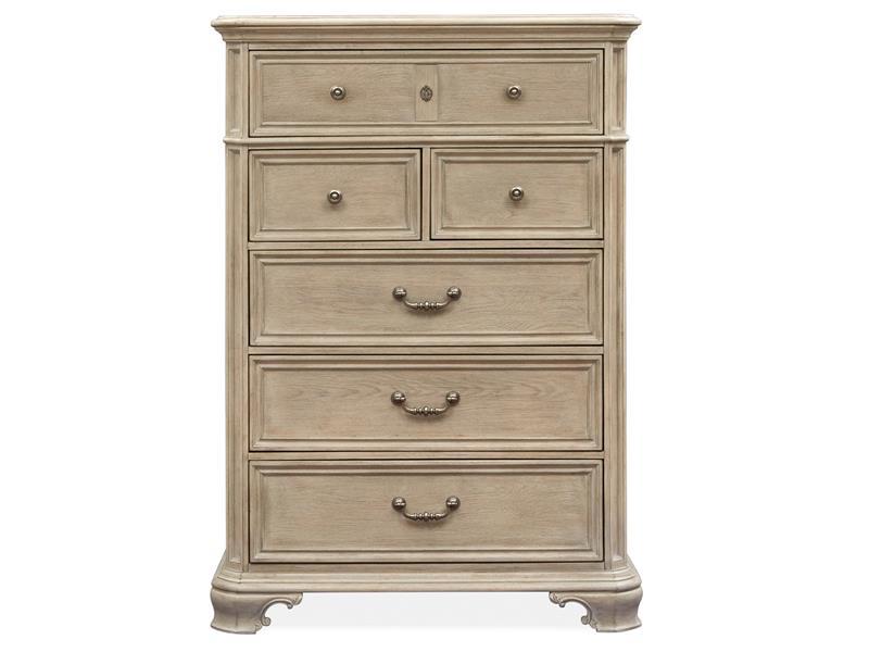 Magnussen Furniture Jocelyn Drawer Chest in Weathered Taupe