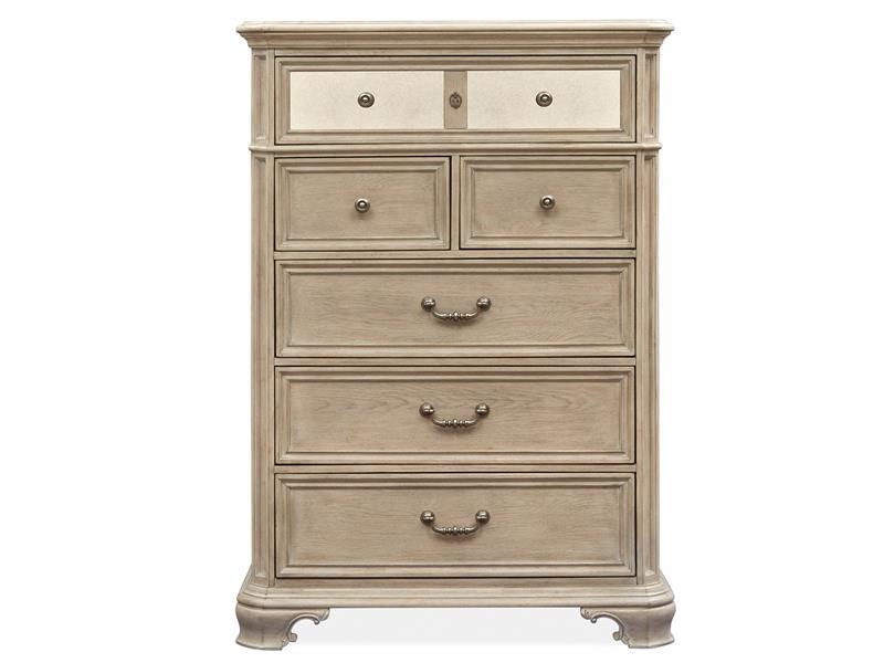 Magnussen Furniture Jocelyn Drawer Chest in Weathered Taupe