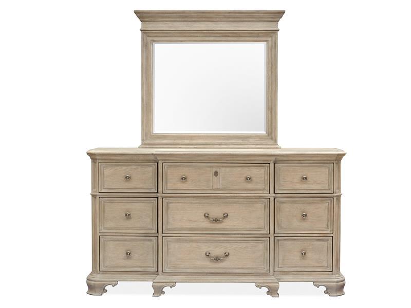 Magnussen Furniture Jocelyn Drawer Dresser in Weathered Taupe