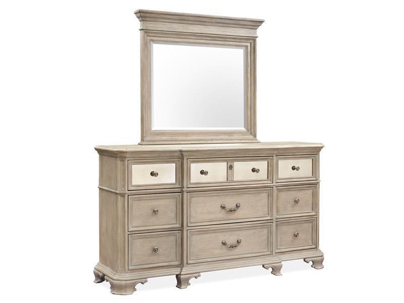 Magnussen Furniture Jocelyn Drawer Dresser in Weathered Taupe