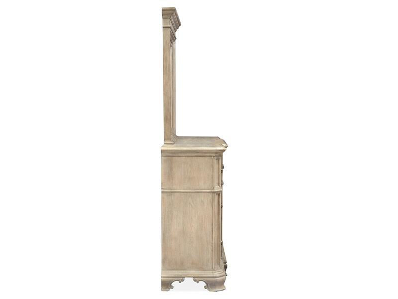 Magnussen Furniture Jocelyn Landscape Mirror in Weathered Taupe