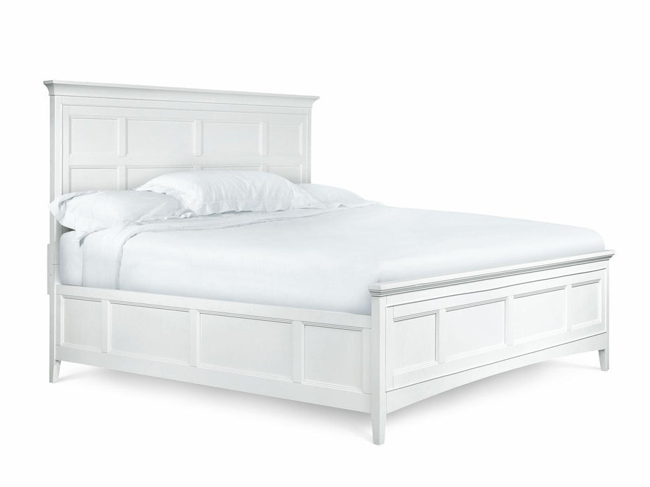 Magnussen Furniture Kentwood Cal King Panel Bed in White