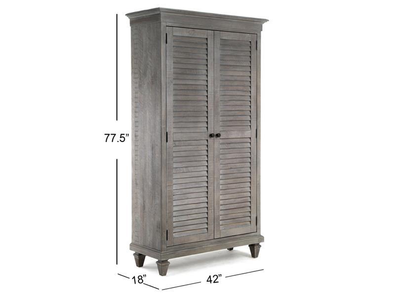 Magnussen Furniture Lancaster Wardrobe in Dove Tail Grey