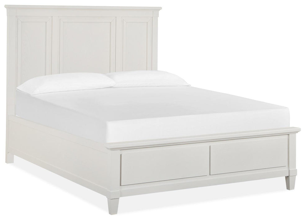 Magnussen Furniture Lola Bay Queen Panel Bed in Seagull White