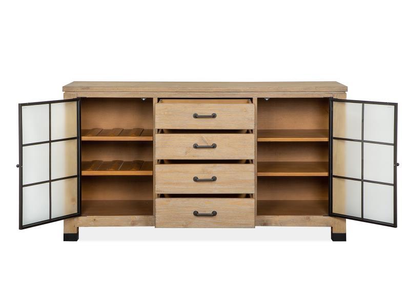 Magnussen Furniture Madison Heights Buffet in Weathered Fawn