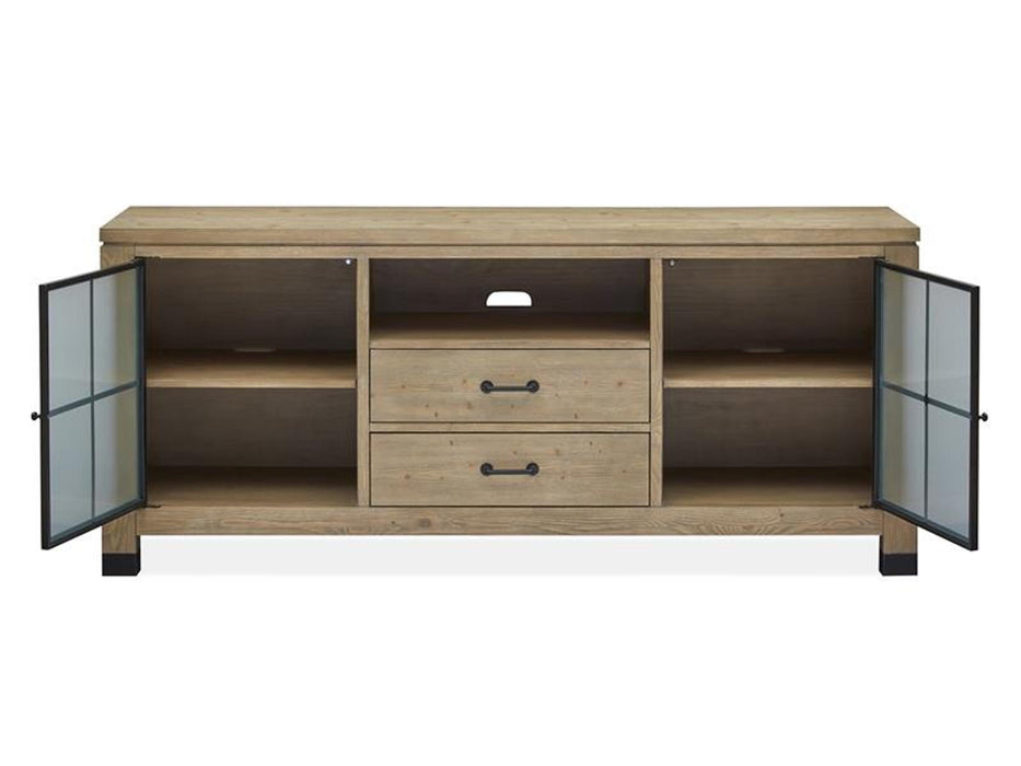 Magnussen Furniture Madison Heights Console in Weathered Fawn