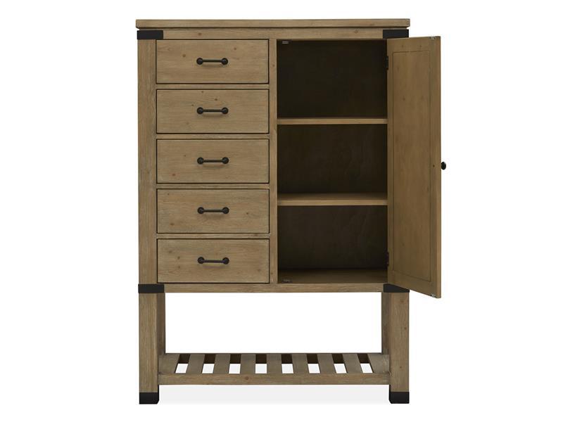 Magnussen Furniture Madison Heights Door Chest in Weathered Fawn