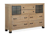 Magnussen Furniture Madison Heights Door Dresser in Weathered Fawn image