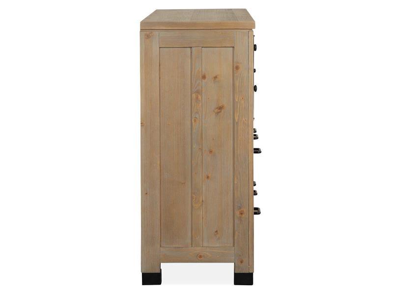 Magnussen Furniture Madison Heights Door Dresser in Weathered Fawn