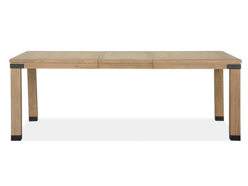 Magnussen Furniture Madison Heights Rectangular Dining Table in Weathered Fawn