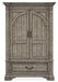 Magnussen Furniture Milford Creek Door Armoire in Lark Brown image