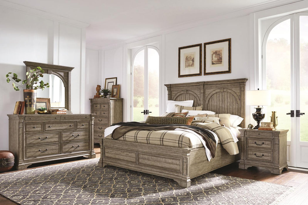 Magnussen Furniture Milford Creek King Panel Bed in Lark Brown B5006-54