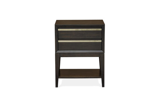 Magnussen Furniture Modern Geometry Open Nightstand in French Roast image