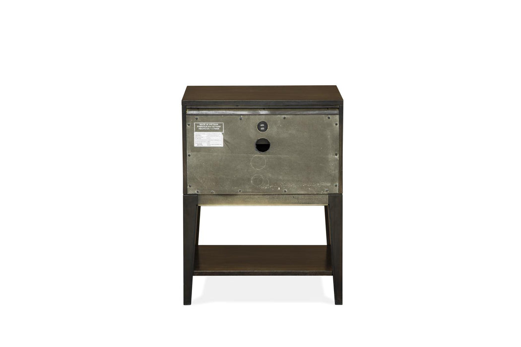 Magnussen Furniture Modern Geometry Open Nightstand in French Roast