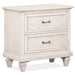 Magnussen Furniture Newport 2 Drawer Nightstand in Alabaster image