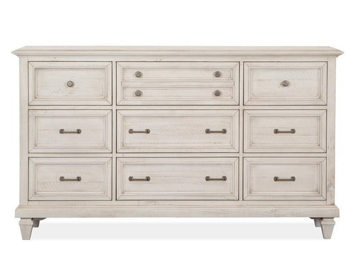 Magnussen Furniture Newport 9 Drawer Dresser in Alabaster image