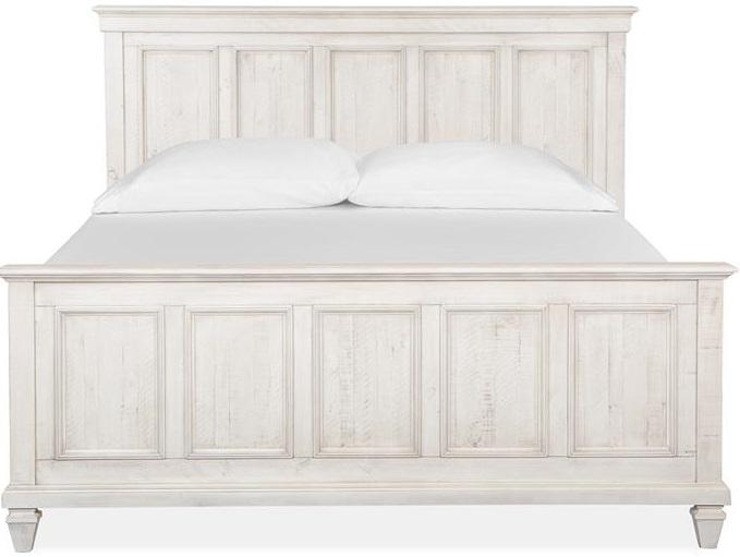 Magnussen Furniture Newport Cal King Panel Bed in Alabaster image