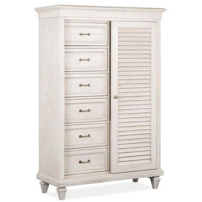 Magnussen Furniture Newport Gentleman's Chest in Alabaster image