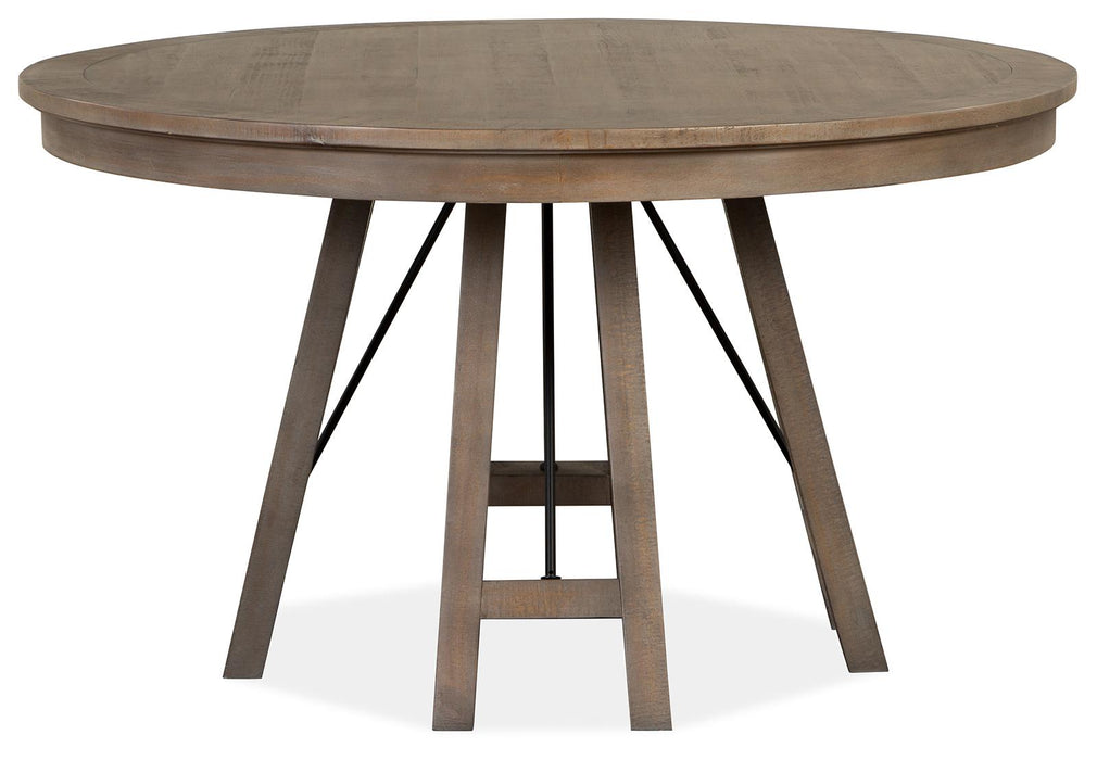 Magnussen Furniture Paxton Place 52" Round Dining Table in Dovetail Grey