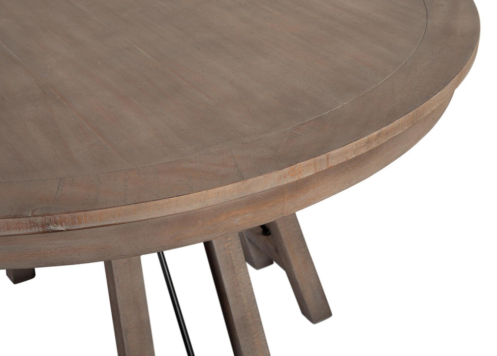 Magnussen Furniture Paxton Place 52" Round Dining Table in Dovetail Grey