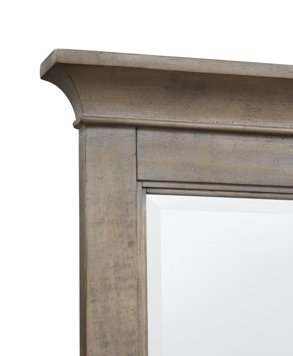 Magnussen Furniture Paxton Place Landscape Mirror in Dovetail Grey