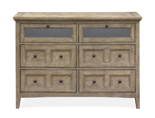 Magnussen Furniture Paxton Place Media Chest in Dovetail Grey image