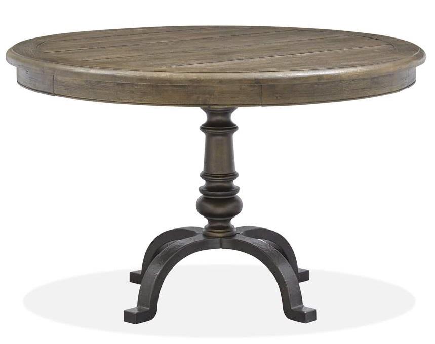 Magnussen Furniture Roxbury Manor Round Dining Table in Homestead Brown