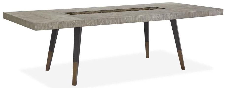 Magnussen Furniture Ryker Rectangular Dining Table in Nocturn Black